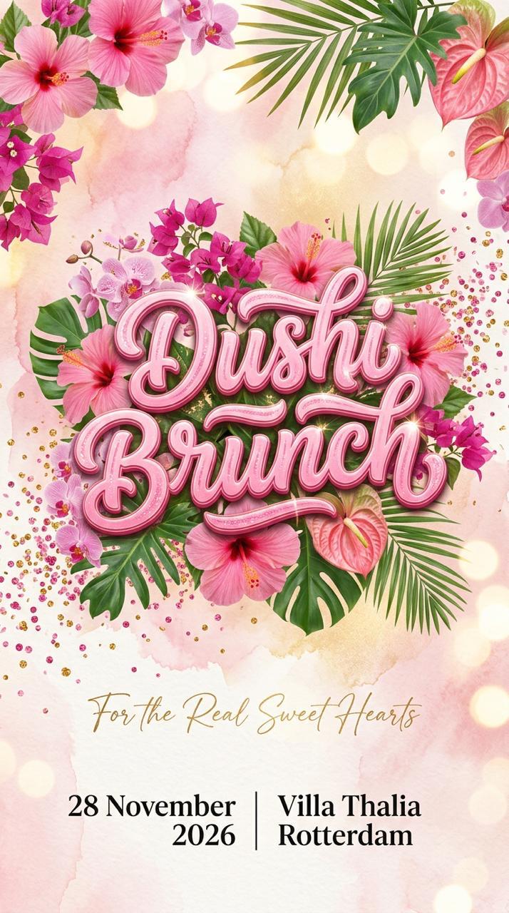 Dushi Brunch official poster - 28 November 2026, Villa Thalia Rotterdam